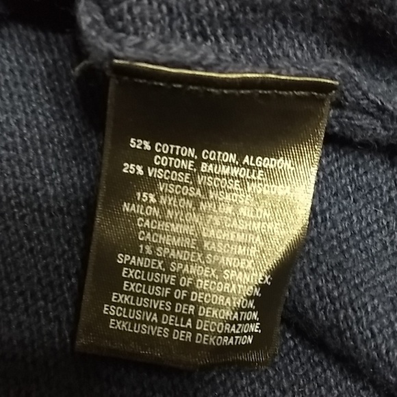 Anthropologie, navy blue cadigan sweater. - Picture 5 of 5